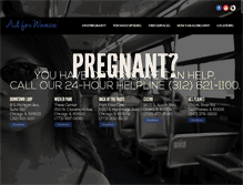 Tablet Screenshot of aidforwomen.org